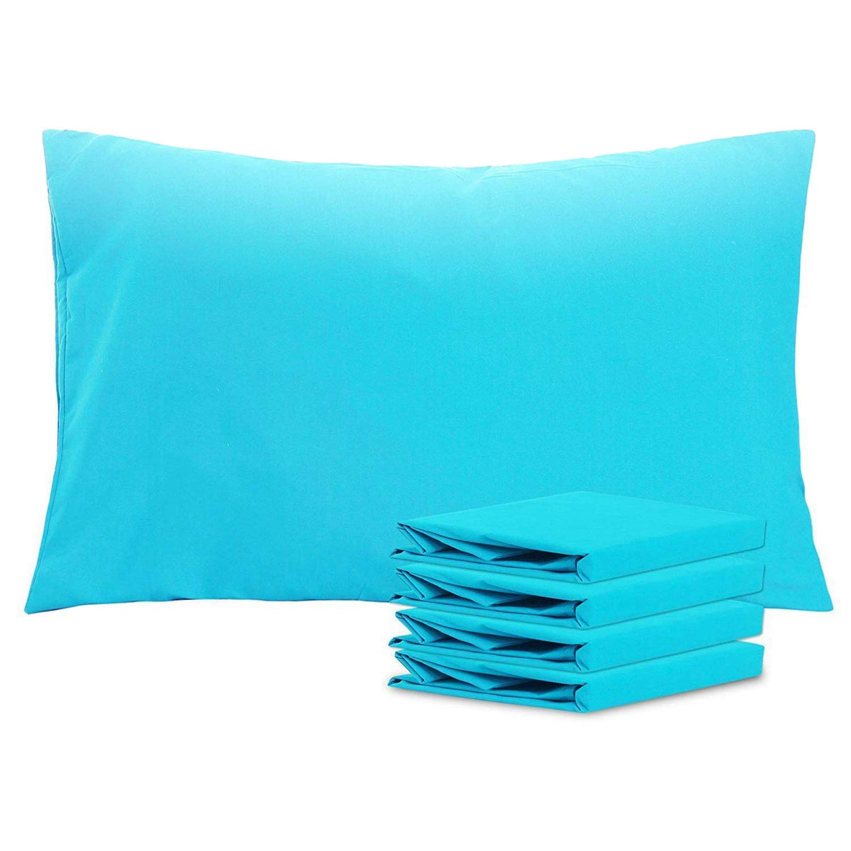 NTBAY Microfiber King Pillowcases, 2 Pack, 20 x 36, Dark Grey