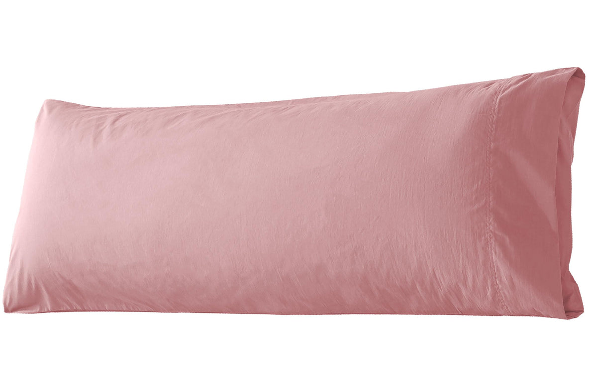 WhatsBedding Body Pillow Cover Cotton, Envelope Closure, Grey, 20x54