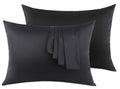 100% Silk Pillow Cases 2 Pack, Mulberry Silk Pillowcase for Hair and Skin with Hidden Zipper, Soft Breathable Smooth Cooling Silk Pillowcase for Sleeping Women (White, Standard)