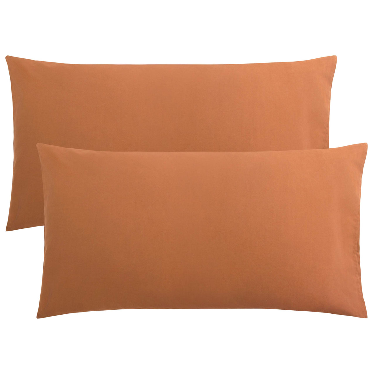 FLXXIE 2-Pack Microfiber King Pillow Cases, Envelope Closure, Navy
