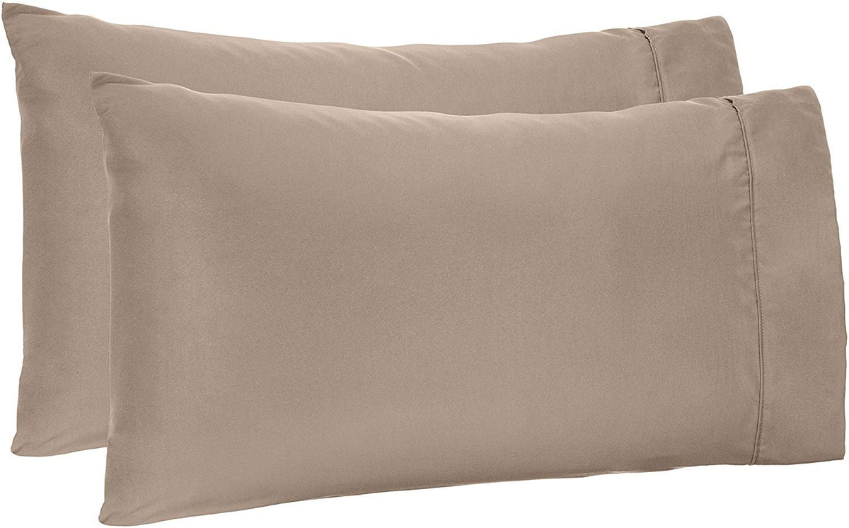 TBM Oversize Pillow Case White King Extra Large Fits Even The Fluffiest Pillows Including The Pancake Pillow Sleeve Style Extra Tall Pillowcase 100% Egyptian Cotton 600 Thread Count