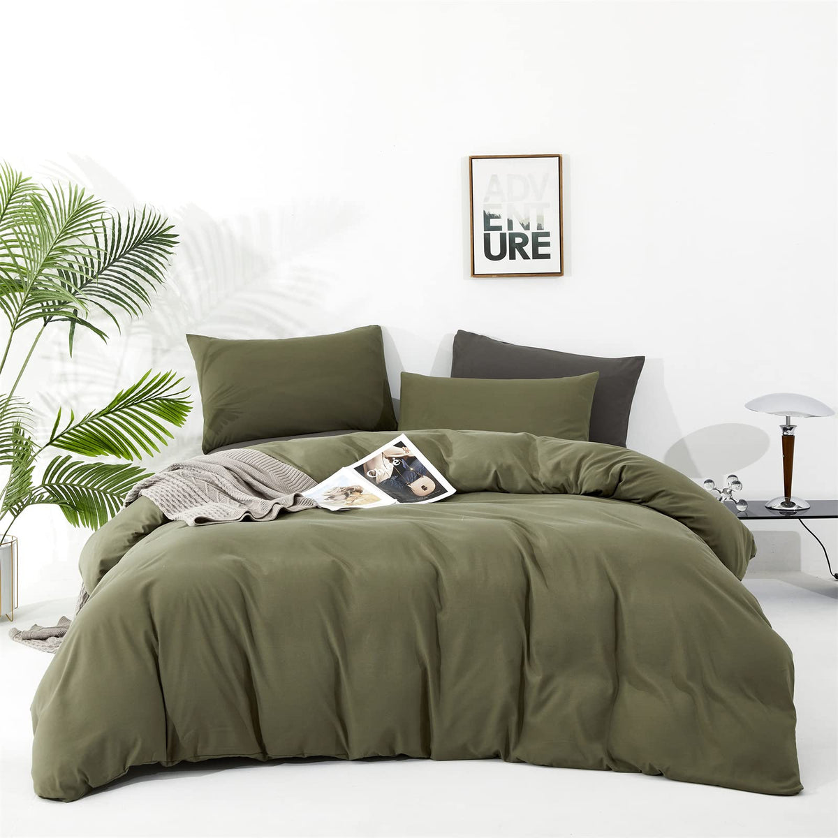 KAREVER Pumpkin Comforter Queen Pumpkin Color Bedding Set 3 Pieces Cinnamon Comforter Sets 1 Queen Comforter (90x90 inches) with 2 Pillowcases (20x26 inches)