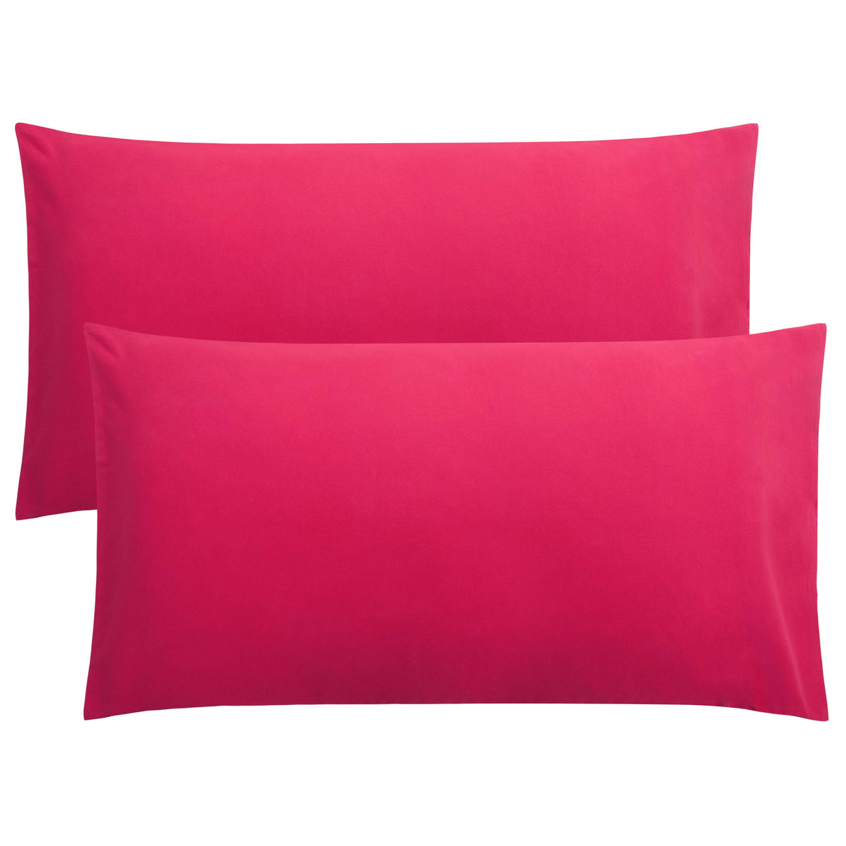 FLXXIE 2-Pack Microfiber King Pillow Cases, Envelope Closure, Navy