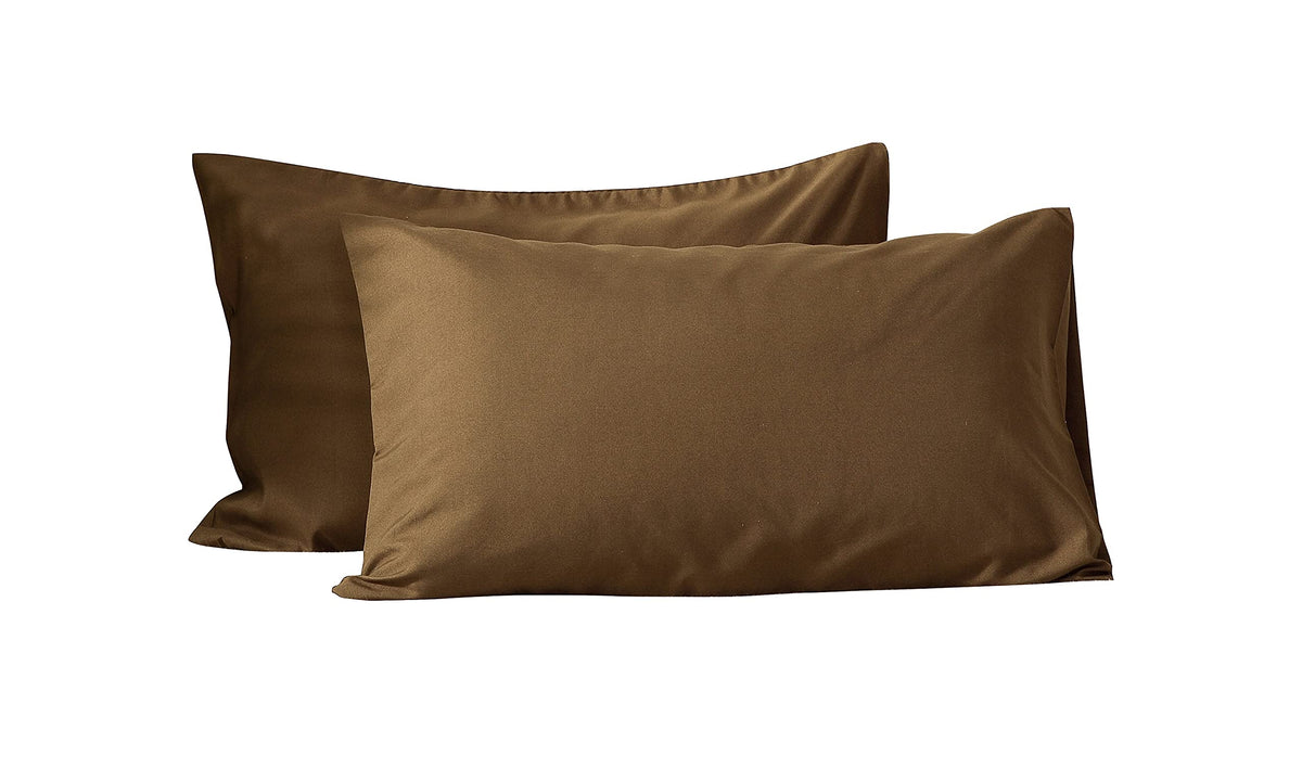 EVOLIVE Standard Microfiber Pillowcases Set of 2, 20"x30" (Yellow)