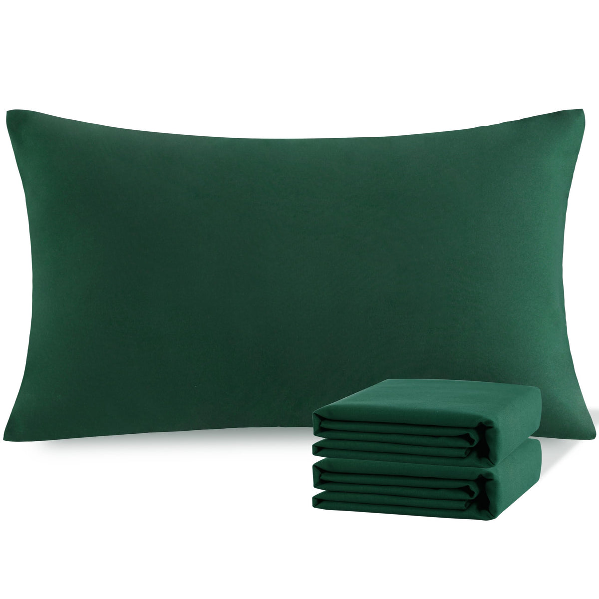 NTBAY Microfiber King Pillowcases, 2 Pack, 20 x 36, Dark Grey