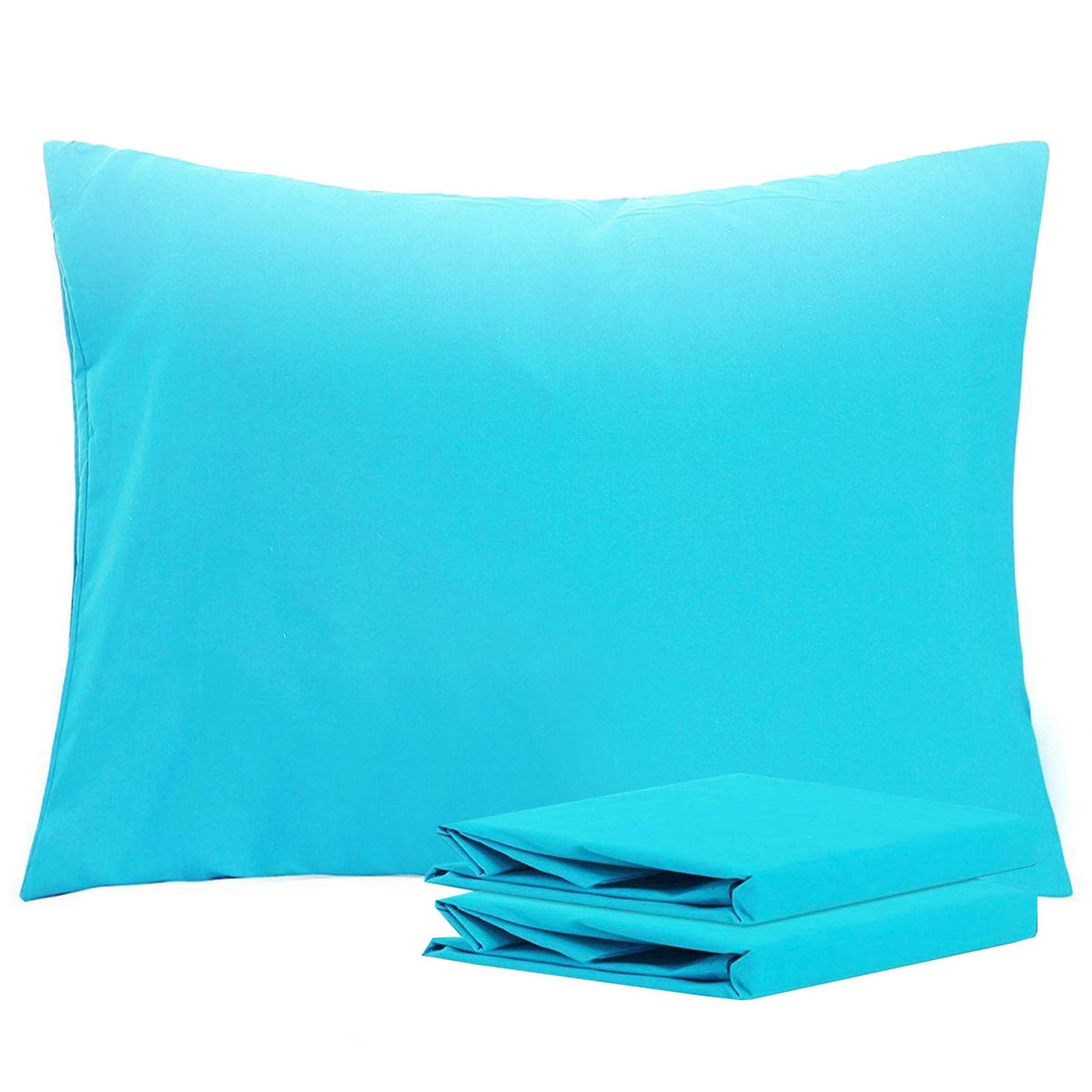 NTBAY Microfiber King Pillowcases, 2 Pack, 20 x 36, Dark Grey
