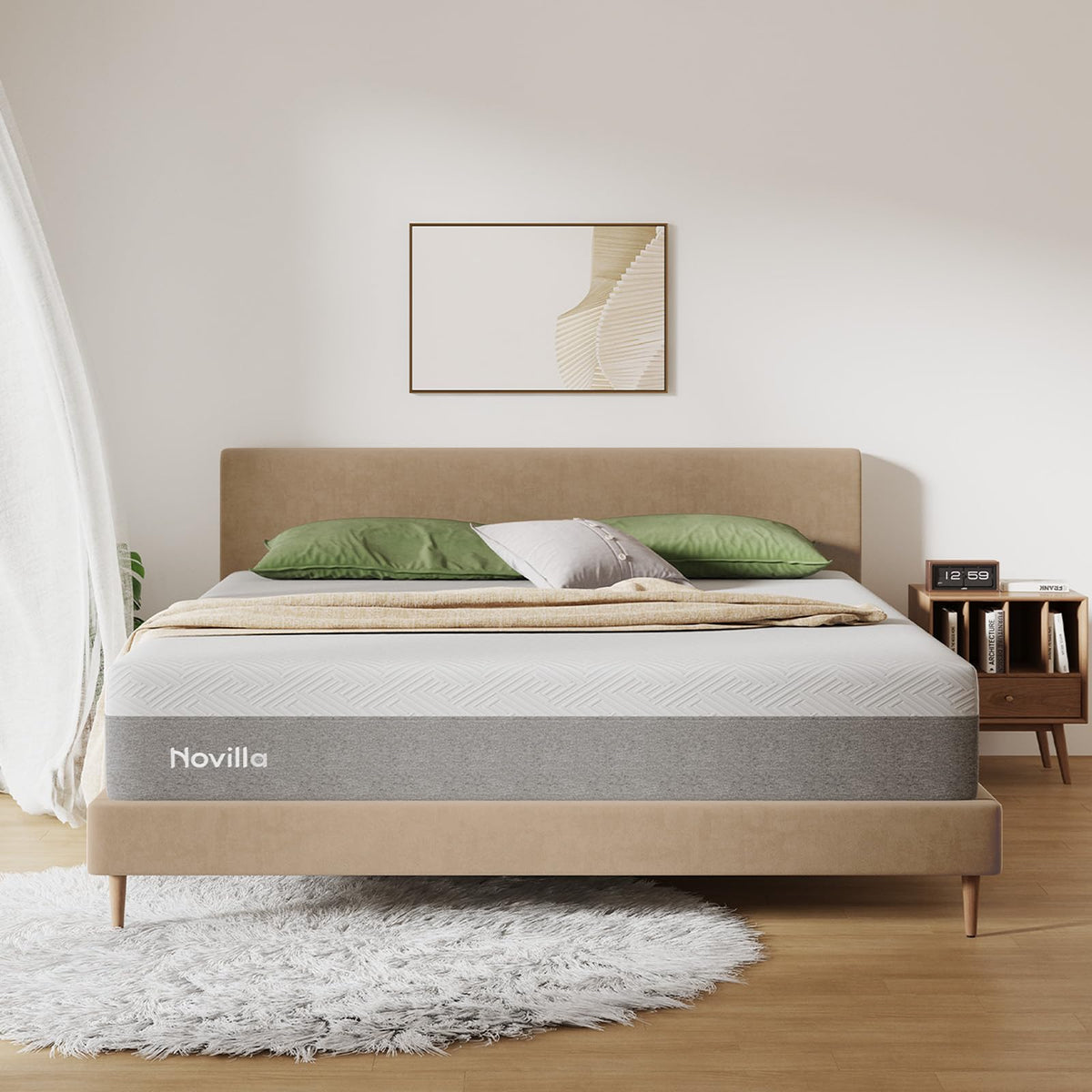 Novilla Full Size Mattress, 10 inch Gel Full Size Memory Foam Mattress