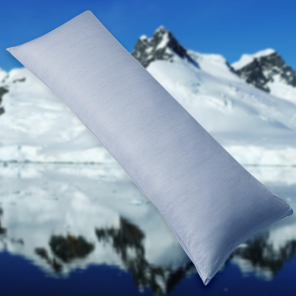 HOMFINE Cooling Pillowcases for Hot Sleepers King Size Set of 2, Grey