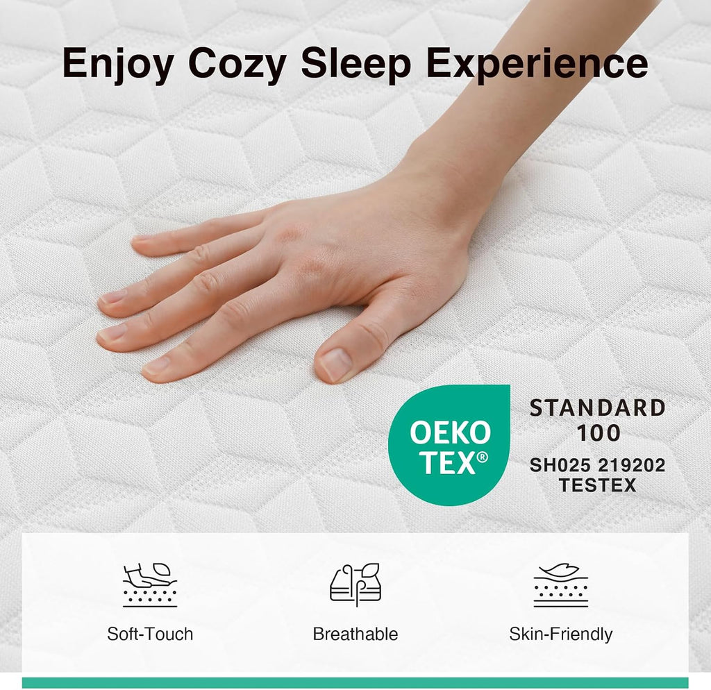 Novilla 14 Inch Queen Size Mattress, Queen Memory Foam Mattress in a Box