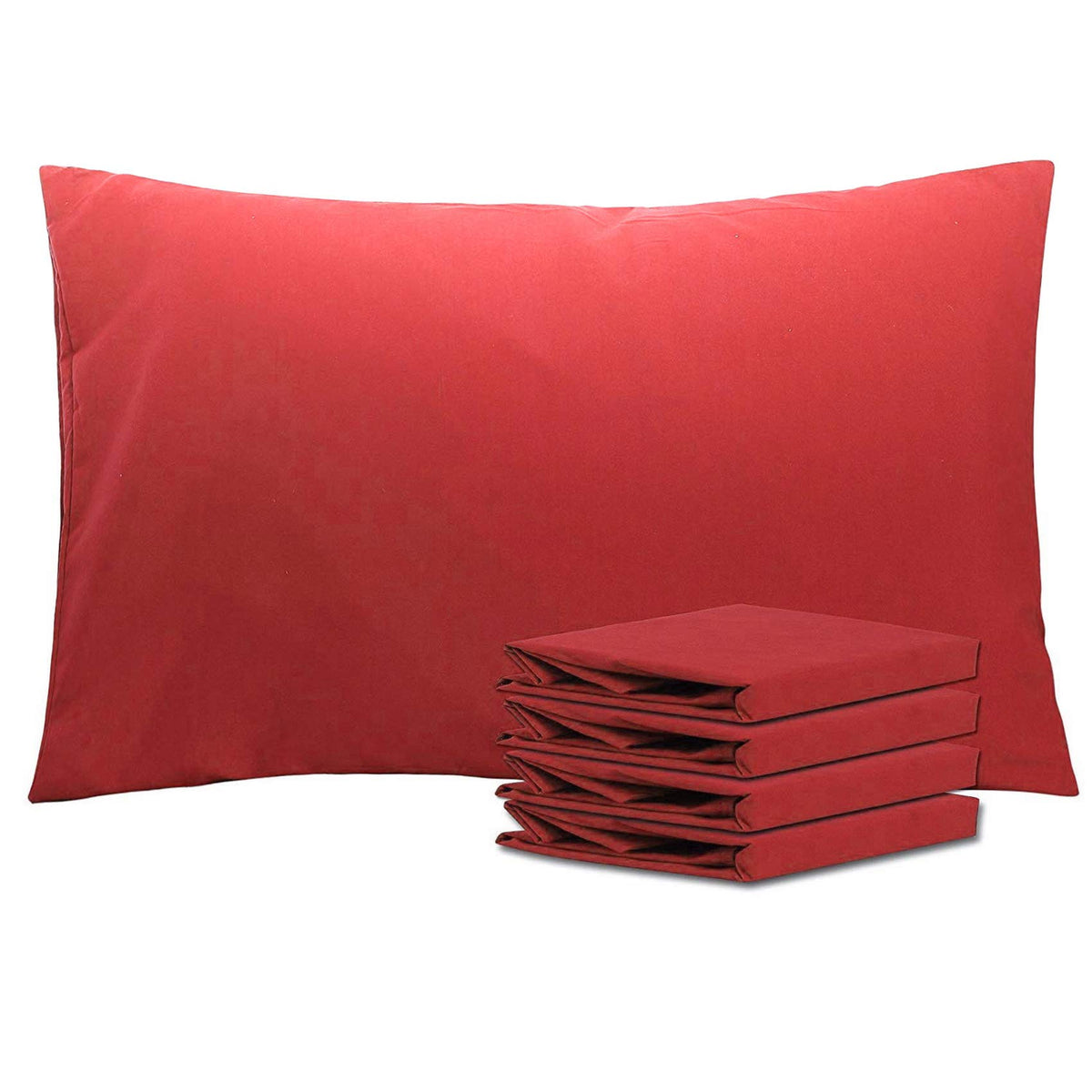 NTBAY Microfiber King Pillowcases, 2 Pack, 20 x 36, Dark Grey