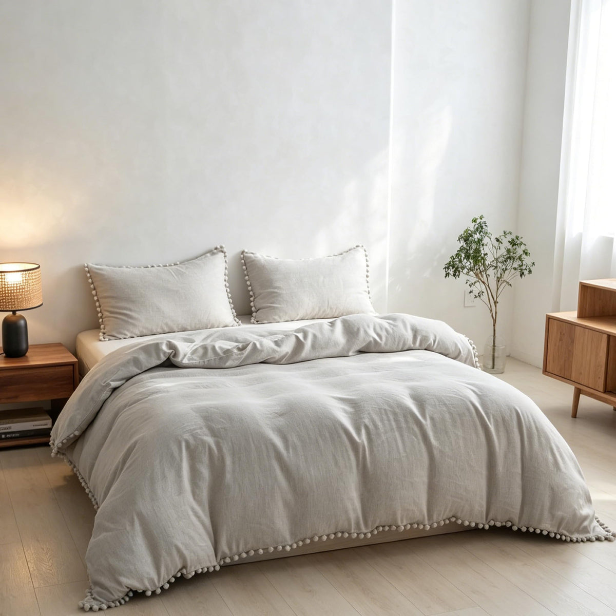 Simple&Opulence Body Pillow Cover 20" x 54",100% Pure Linen, Ultra Soft and Breathable, Body Pillowcase with Envelope Closure for Adults(Linen)