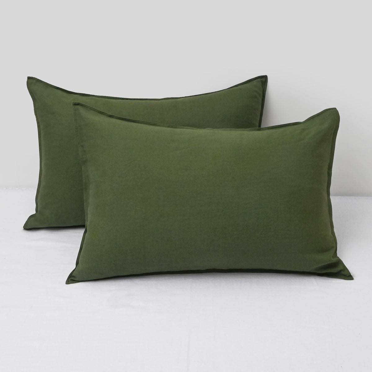 CHUFFED 100% Pure French Linen Body Pillow Cover 1 Pack,20x54 Inches, Ultra Soft & Breathable,Stone Washed Cooling Flax Linen Pillow Case with Hidden Zipper Closure for Adults