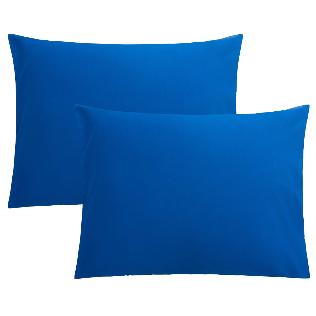 FLXXIE 2-Pack Microfiber King Pillow Cases, Envelope Closure, Navy
