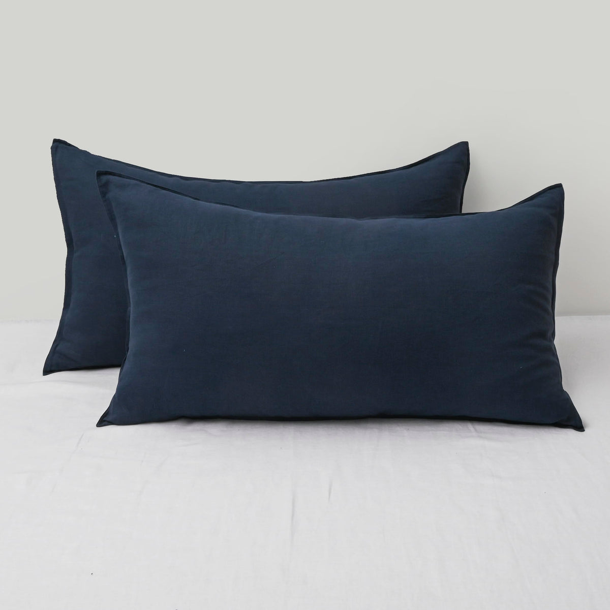 CHUFFED 100% Pure French Linen Body Pillow Cover 1 Pack,20x54 Inches, Ultra Soft & Breathable,Stone Washed Cooling Flax Linen Pillow Case with Hidden Zipper Closure for Adults