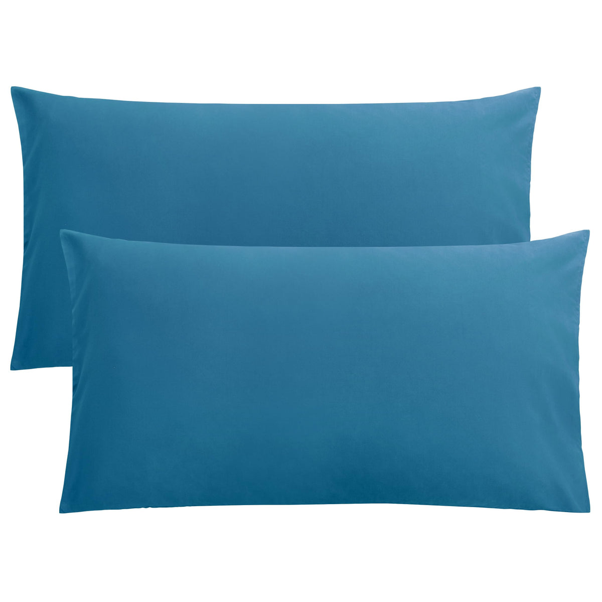 FLXXIE 2-Pack Microfiber King Pillow Cases, Envelope Closure, Navy