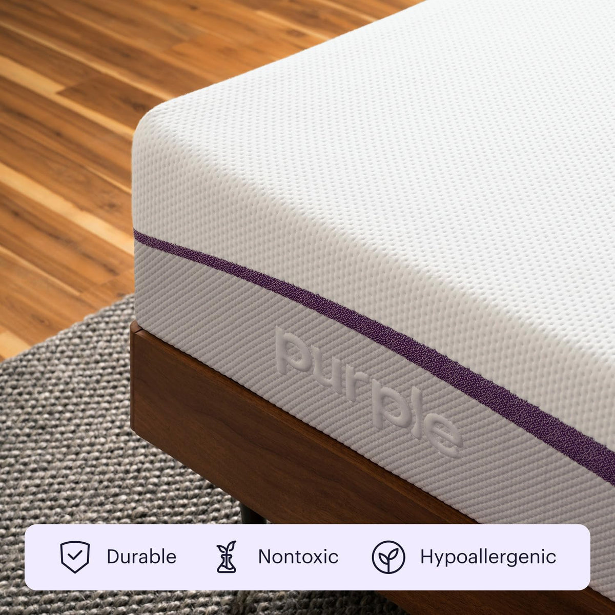 Purple Mattress, Twin XL, 9.25 Inch Cooling Mattress, 2 Inch GelFlex Grid