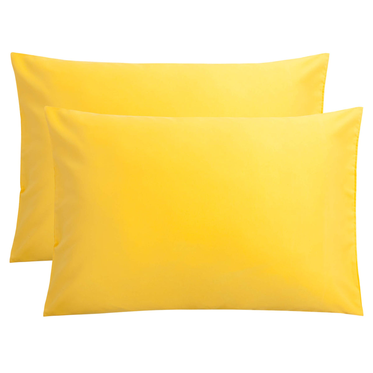 FLXXIE 2-Pack Microfiber King Pillow Cases, Envelope Closure, Navy