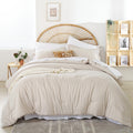 weigelia Pink Full Comforter Set with Sheets - 7 Pieces Bed in a Bag Full