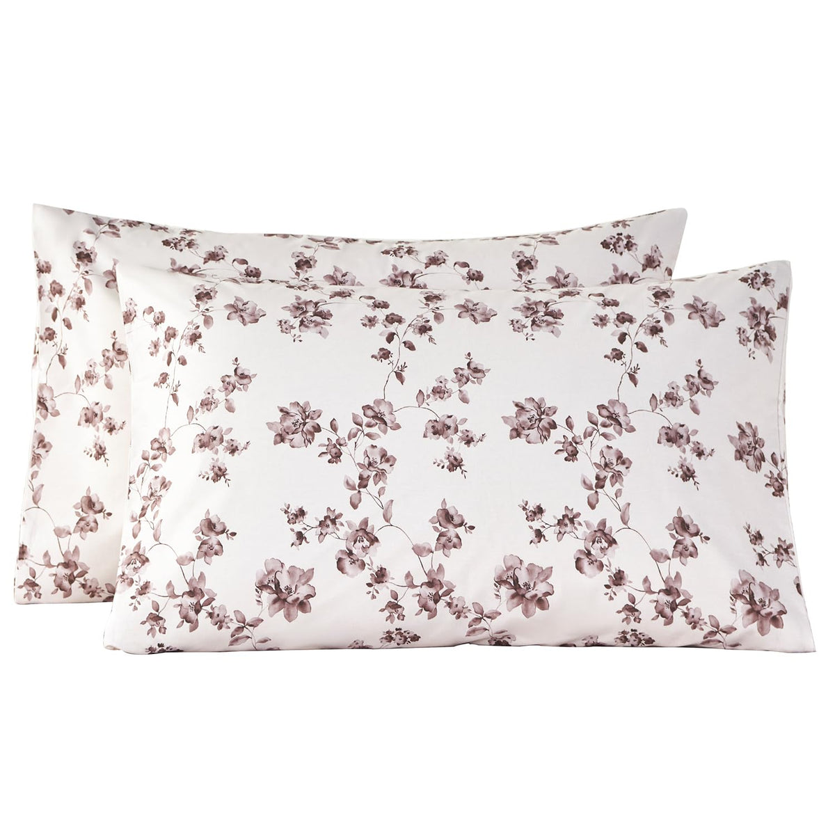 WINLIFE Standard Pillowcases Set of 2 100% Egyptian Cotton, Bright White