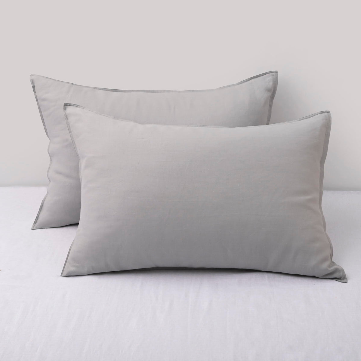 CHUFFED 100% Pure French Linen Body Pillow Cover 1 Pack,20x54 Inches, Ultra Soft & Breathable,Stone Washed Cooling Flax Linen Pillow Case with Hidden Zipper Closure for Adults