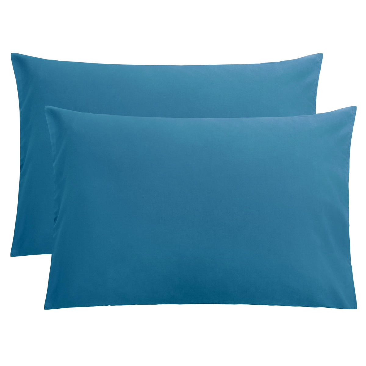 FLXXIE 2-Pack Microfiber King Pillow Cases, Envelope Closure, Navy