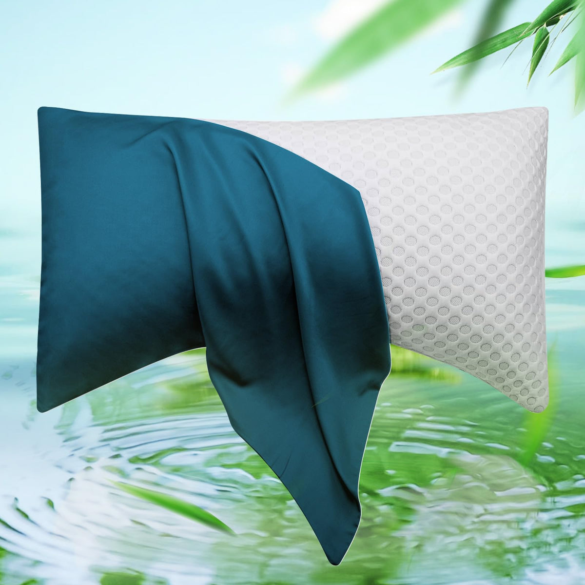 Cooling Side Sleeper Curved Pillowcase Queen 1 Pack 20 * 30 Dark Grey