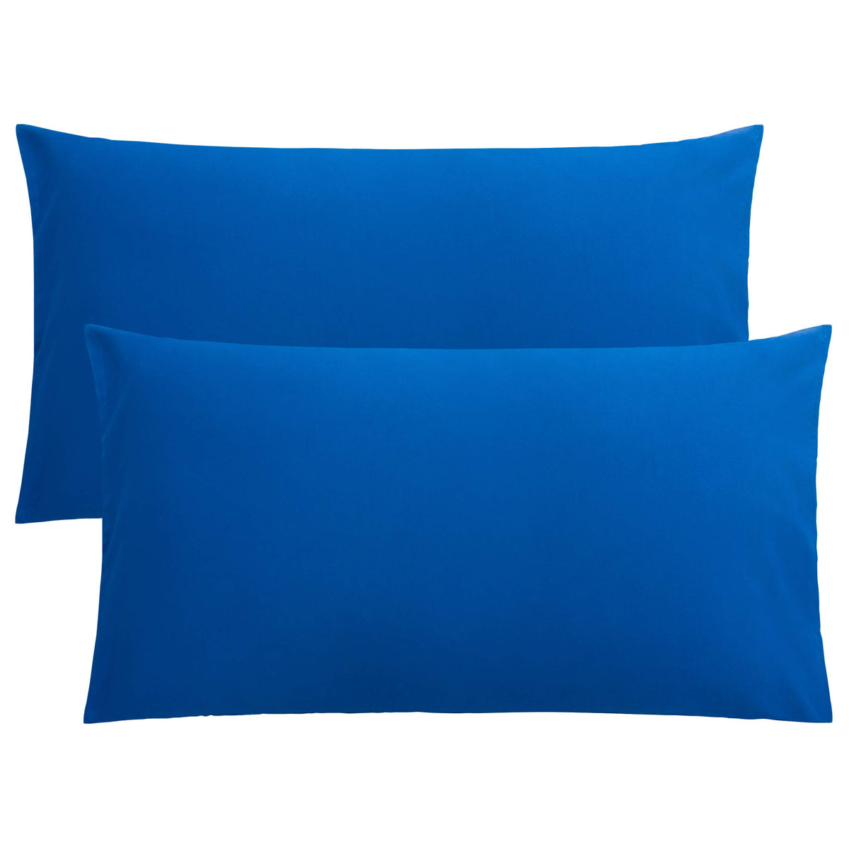 FLXXIE 2-Pack Microfiber King Pillow Cases, Envelope Closure, Navy