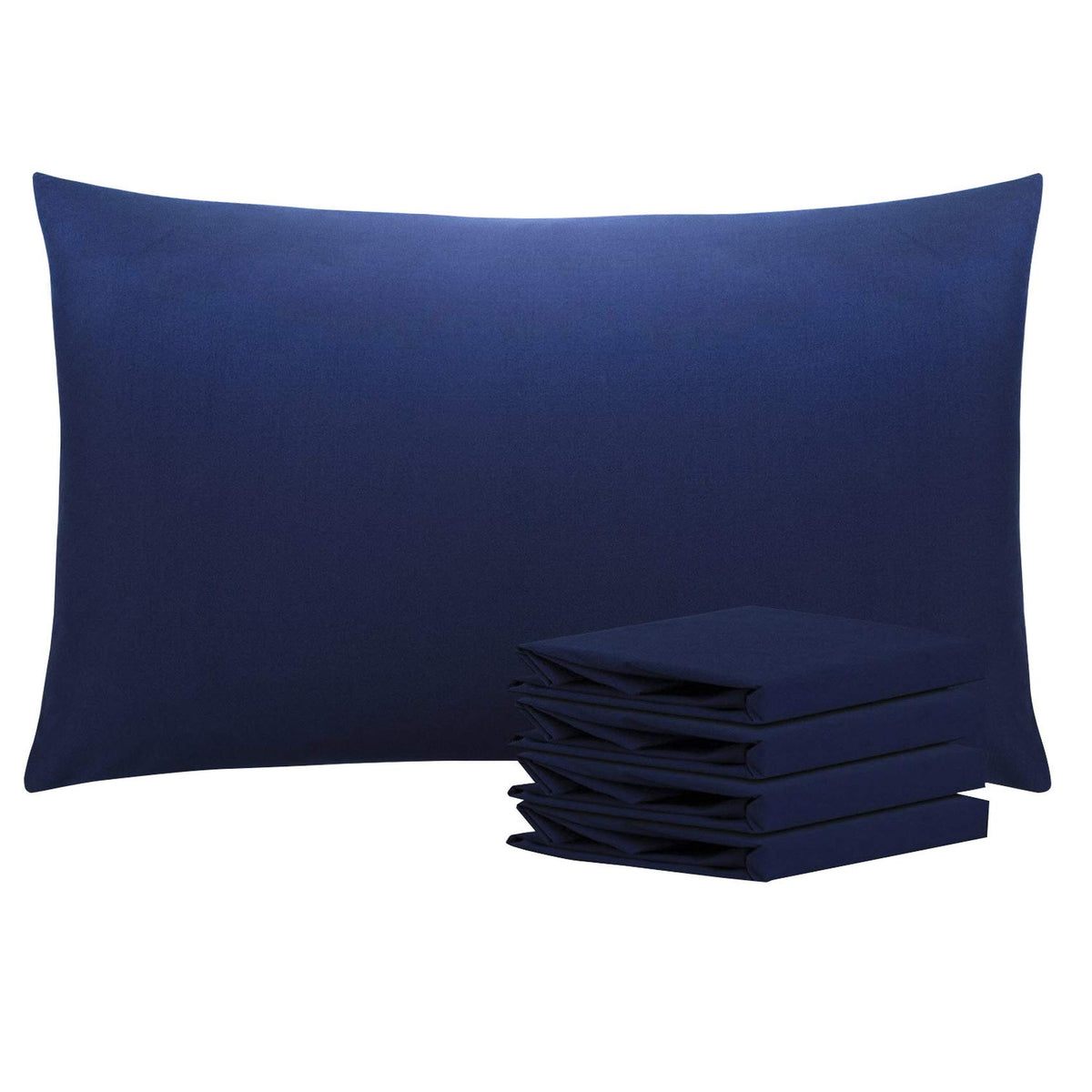 NTBAY Microfiber King Pillowcases, 2 Pack, 20 x 36, Dark Grey