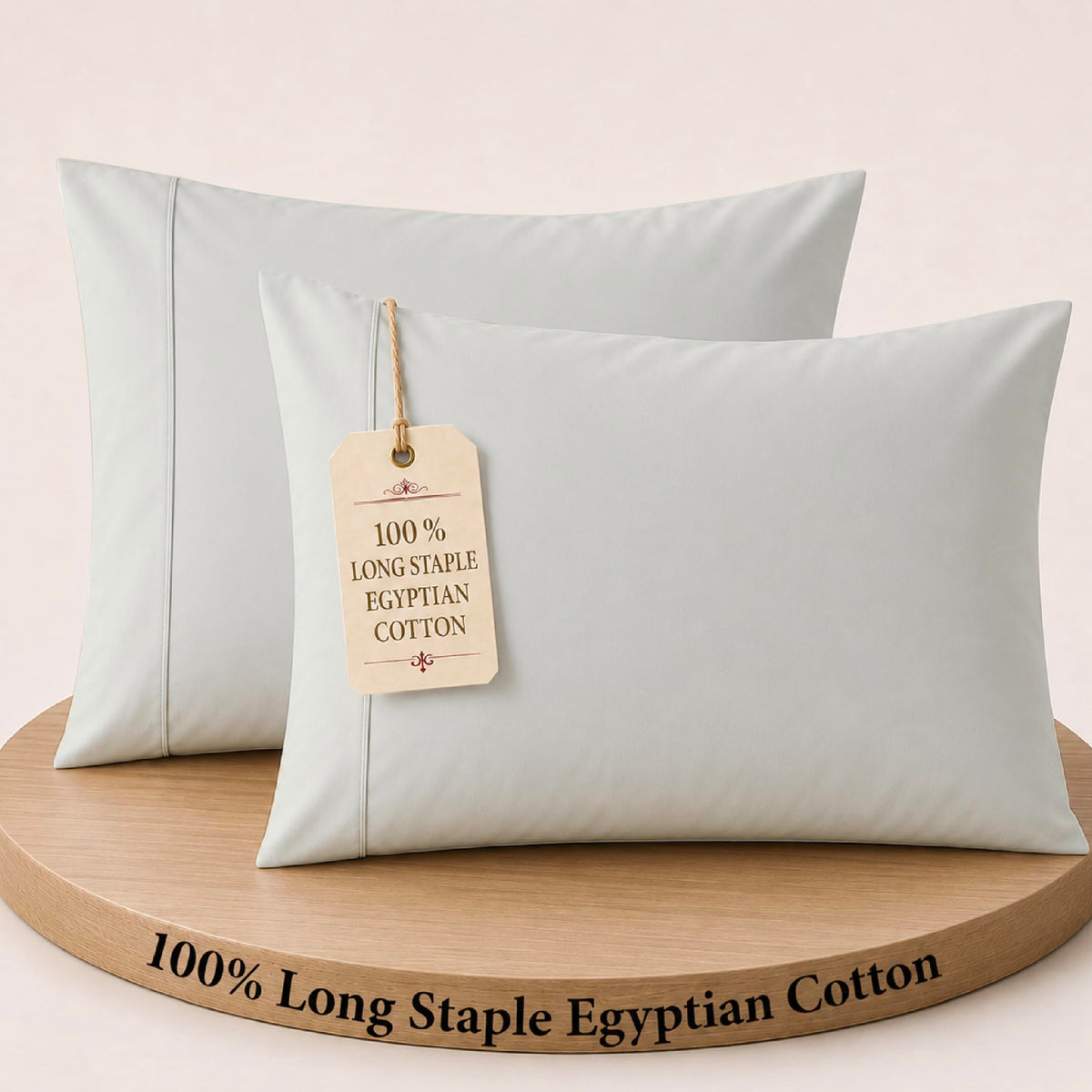 Queen Pillow Cases Set of 2, 400 Thread Count, White