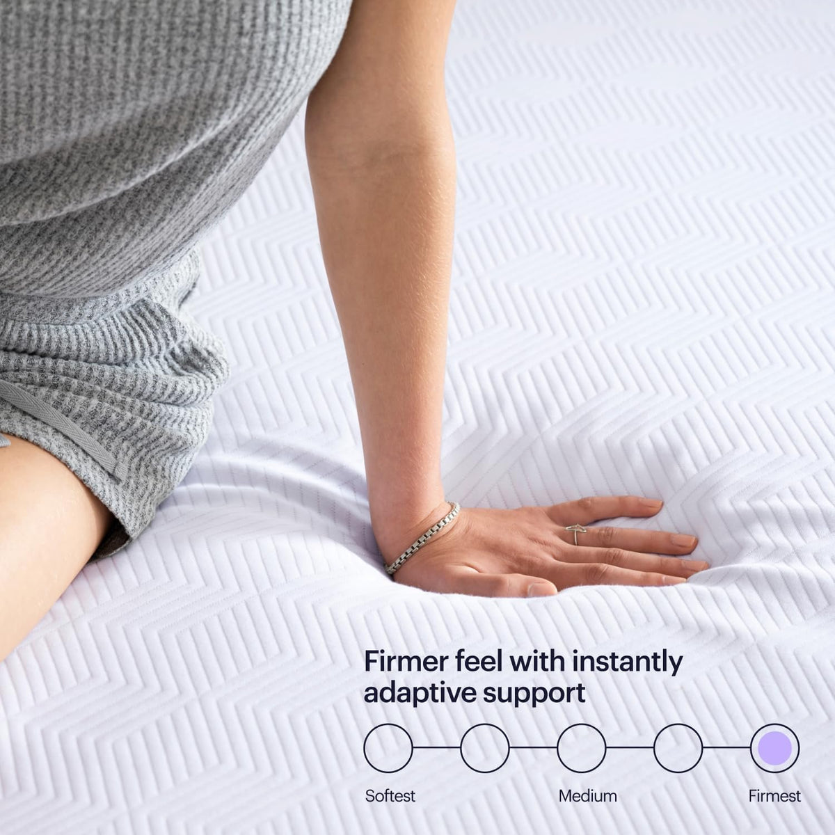 PurpleFlex Queen Mattress, 8 Inch Cooling Mattress with 2 Inch GelFlex Grid