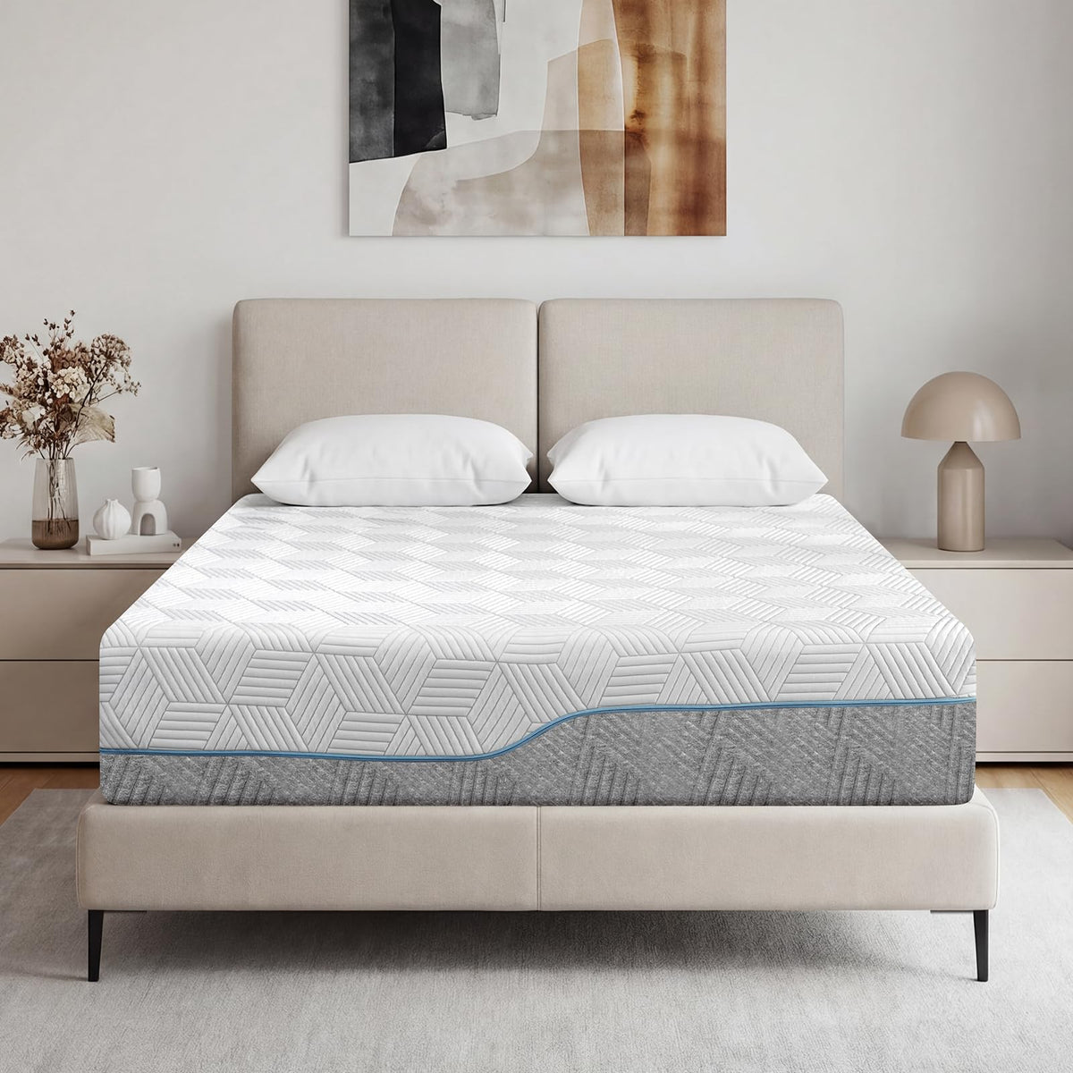 Extra Firm Mattress Full Size 8 Inch, Premier High Density Foam Mattresses in Box, Supportive Bed-Mattress for Back Pain, Pressure Relief, Removable Fiberglass Free Cover, CertiPUR-US, 75'' x 54''
