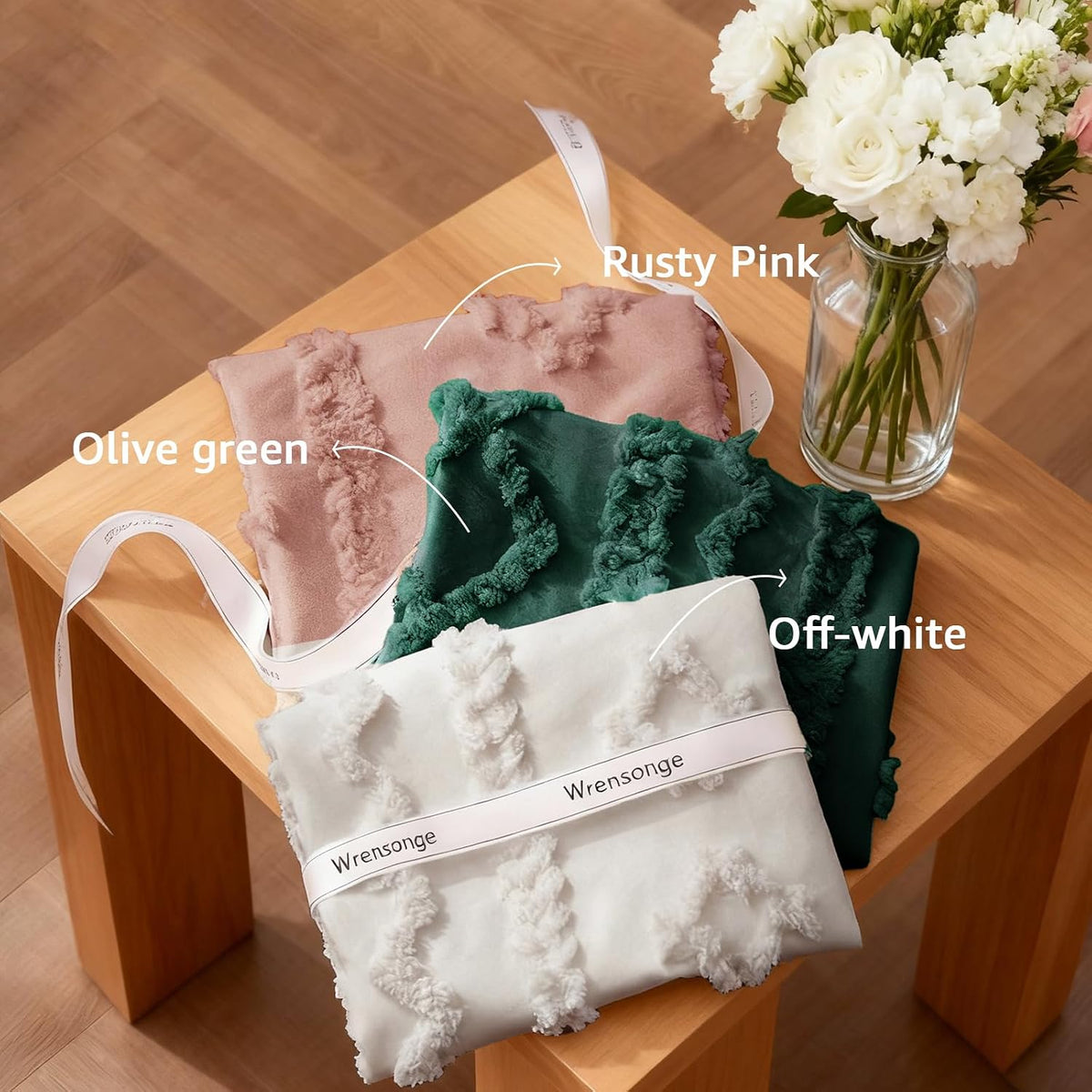 Queen Size Comforter Set- 7 Pieces Tufted Bed in a Bag Queen Bedding Sets