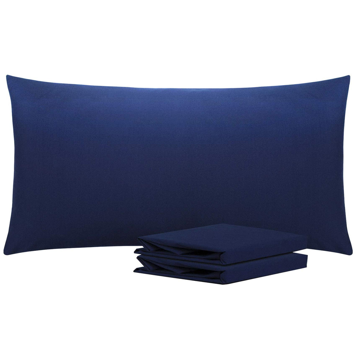 NTBAY Microfiber King Pillowcases, 2 Pack, 20 x 36, Dark Grey