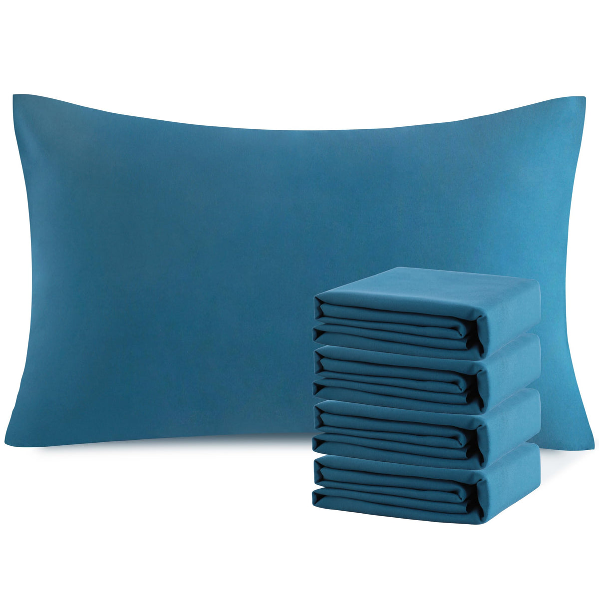NTBAY Microfiber King Pillowcases, 2 Pack, 20 x 36, Dark Grey