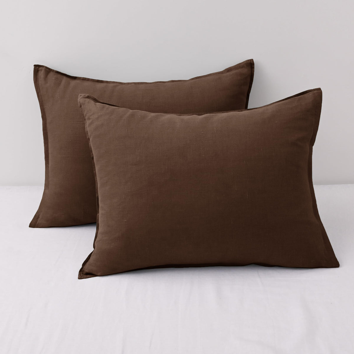 CHUFFED 100% Pure French Linen Body Pillow Cover 1 Pack,20x54 Inches, Ultra Soft & Breathable,Stone Washed Cooling Flax Linen Pillow Case with Hidden Zipper Closure for Adults