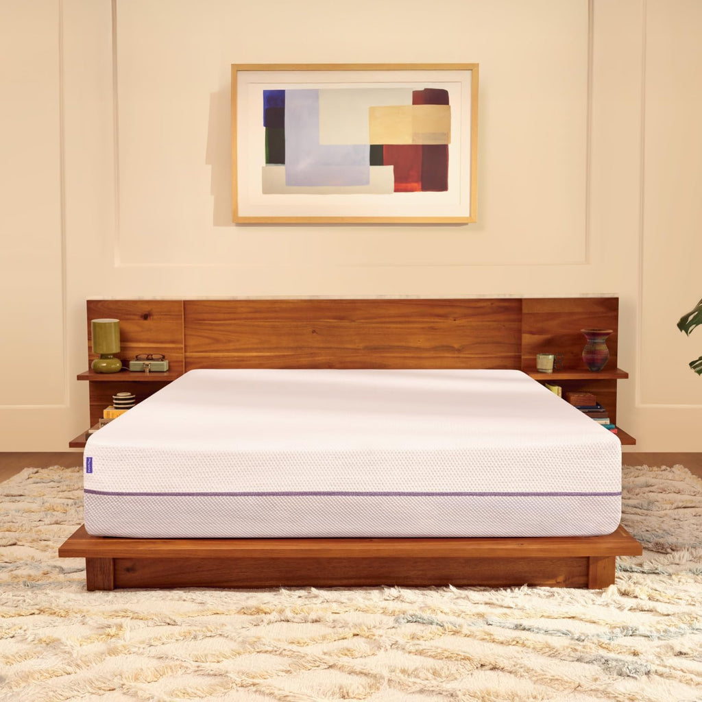 Purple Plus Mattress, King, 11 Inch Cooling Mattress, 2 Inch GelFlex Grid