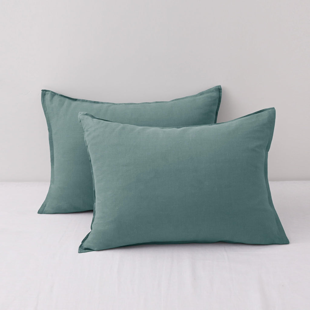 CHUFFED 100% Pure French Linen Body Pillow Cover 1 Pack,20x54 Inches, Ultra Soft & Breathable,Stone Washed Cooling Flax Linen Pillow Case with Hidden Zipper Closure for Adults