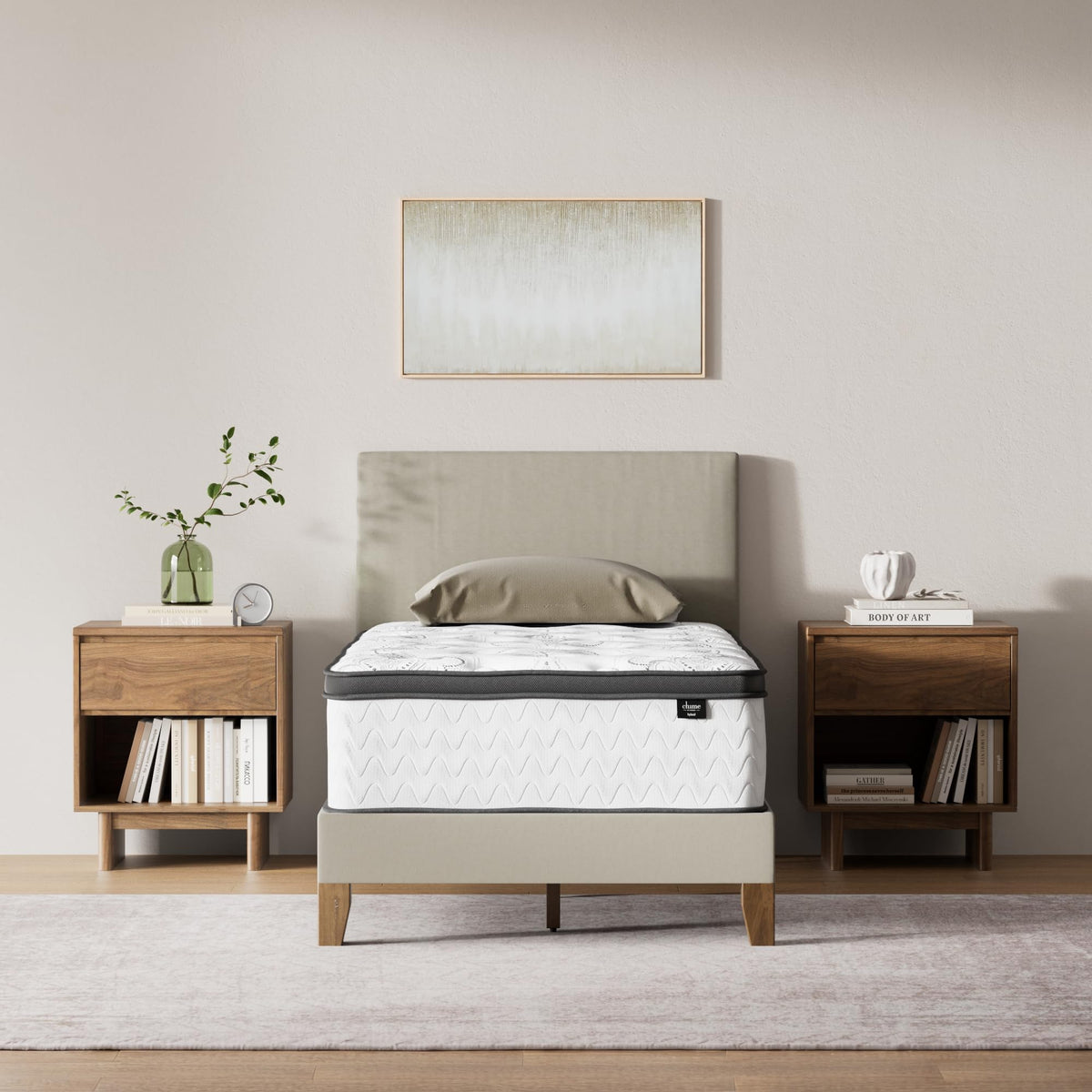 Signature Design by Ashley Chime 10 Inch Twin Hybrid Mattress in a Box