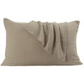 PÜSKÜL 2-Piece Natural 100% Turkish Cotton Muslin Pillowcase, Standard Size
