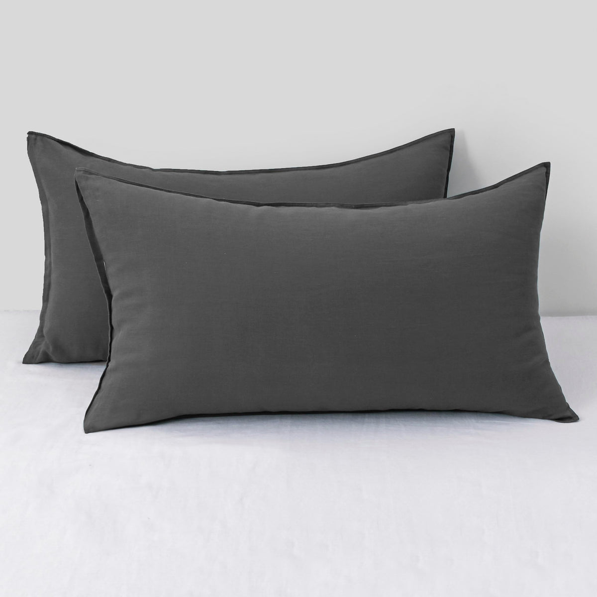 CHUFFED 100% Pure French Linen Body Pillow Cover 1 Pack,20x54 Inches, Ultra Soft & Breathable,Stone Washed Cooling Flax Linen Pillow Case with Hidden Zipper Closure for Adults
