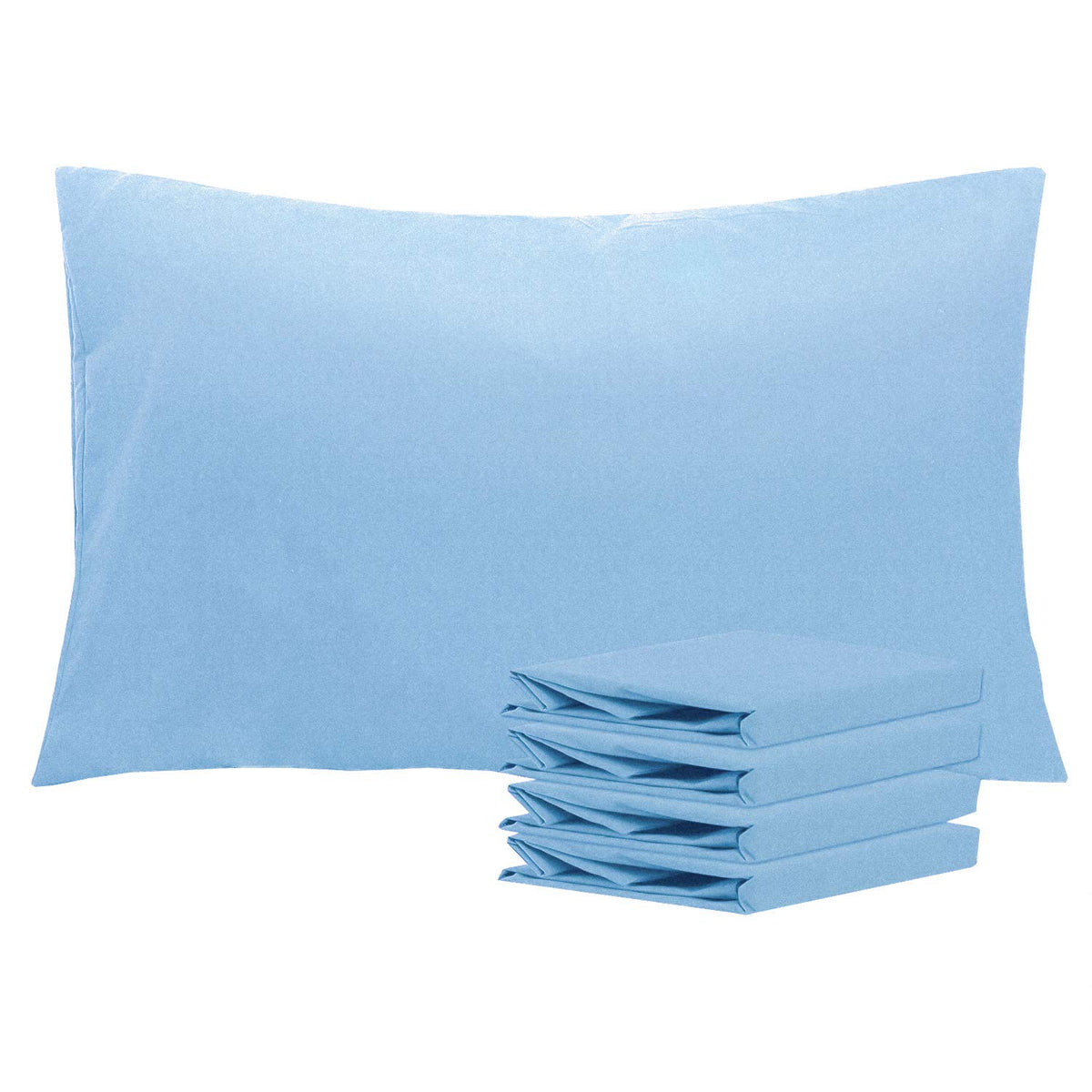 NTBAY Microfiber King Pillowcases, 2 Pack, 20 x 36, Dark Grey