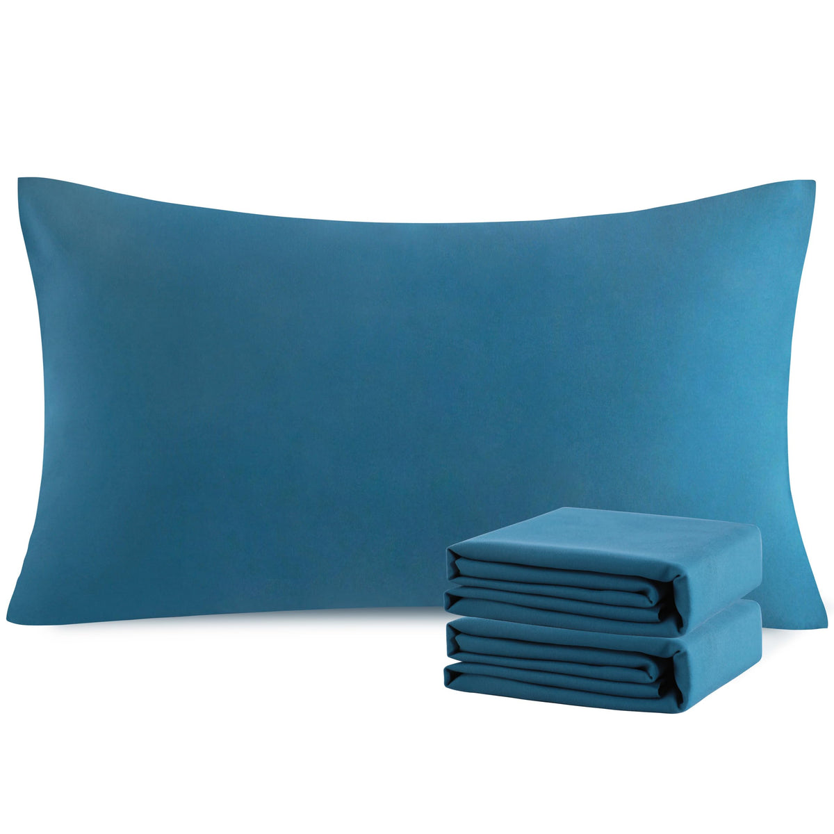 NTBAY Microfiber King Pillowcases, 2 Pack, 20 x 36, Dark Grey