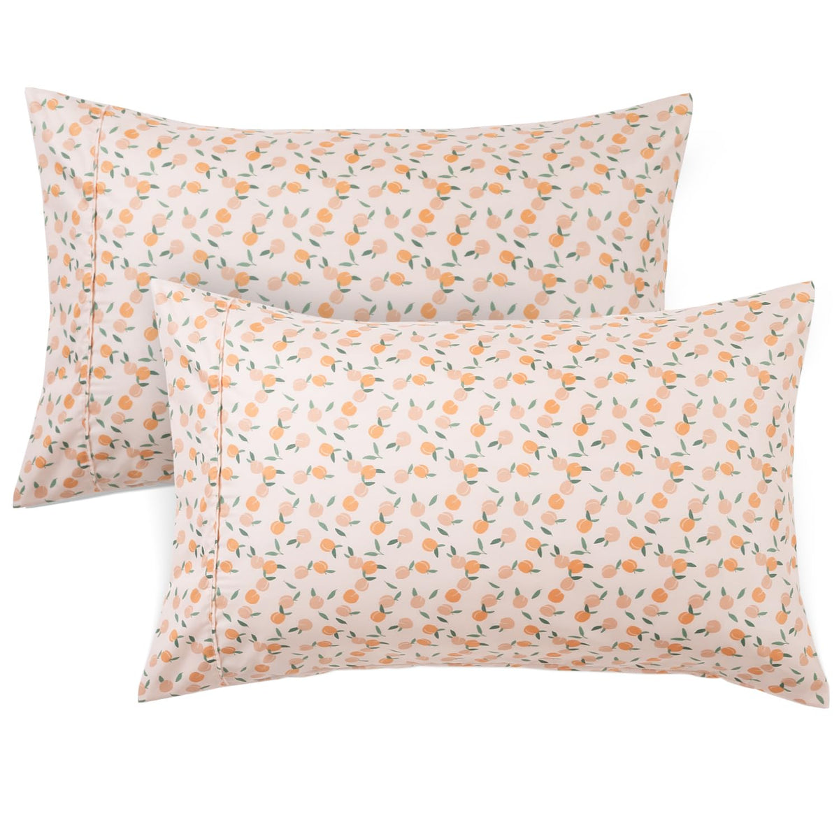 Queen Pillow Cases Set of 2, Ultra Soft Wrinkle-Free Microfiber Pillow Covers with Open-end Closure, Fade/Stain/Shrink Resistant, Machine Washable, Butterfly Garden Print, 20"x30" Queen Size