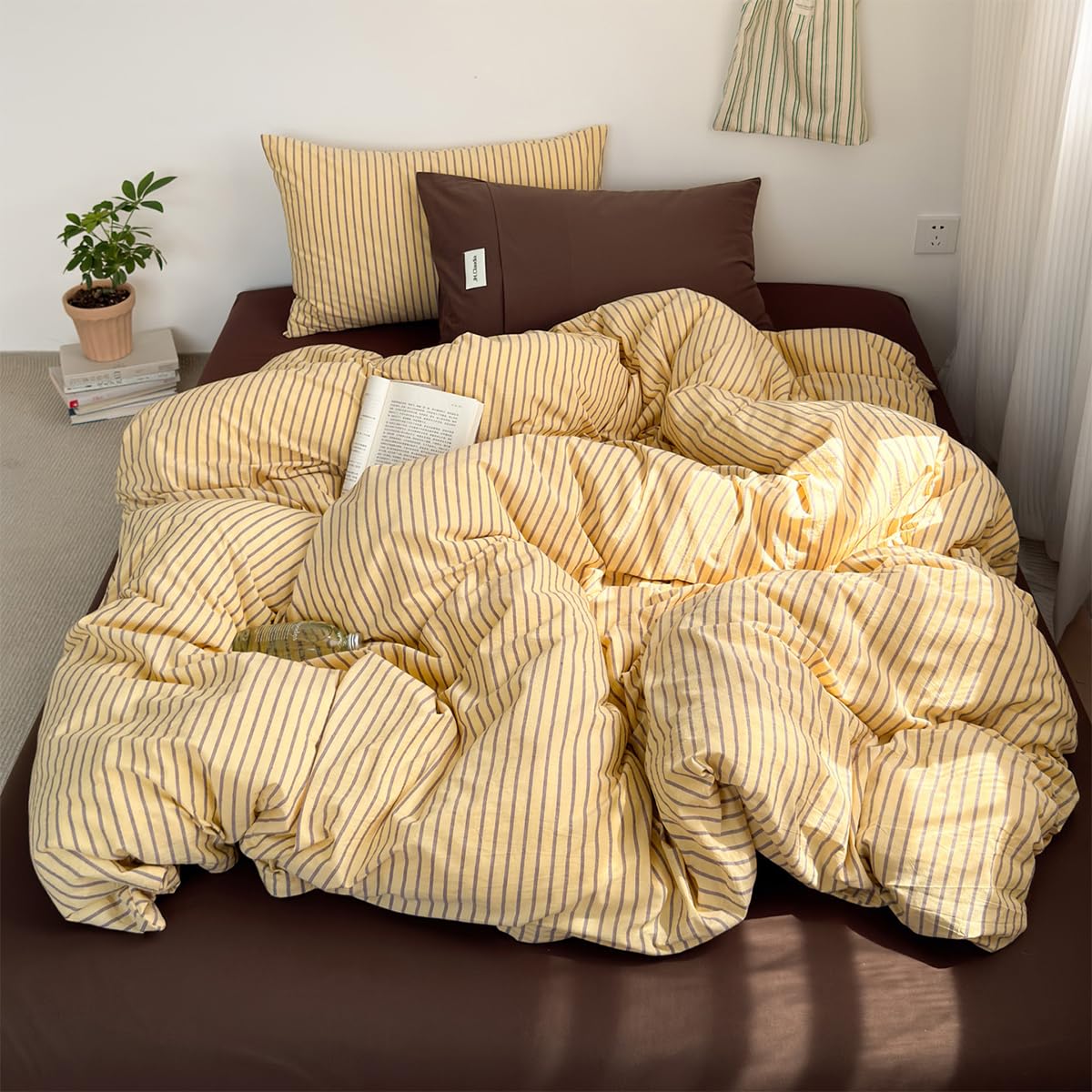 Plaid Comforter Set Full Blue Gingham Pink Bow Bedding Set