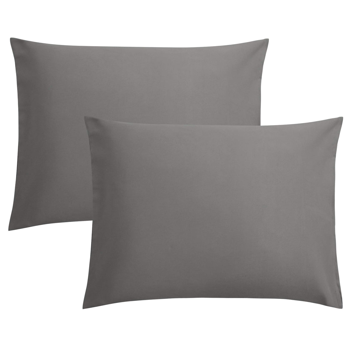 FLXXIE 2-Pack Microfiber King Pillow Cases, Envelope Closure, Navy