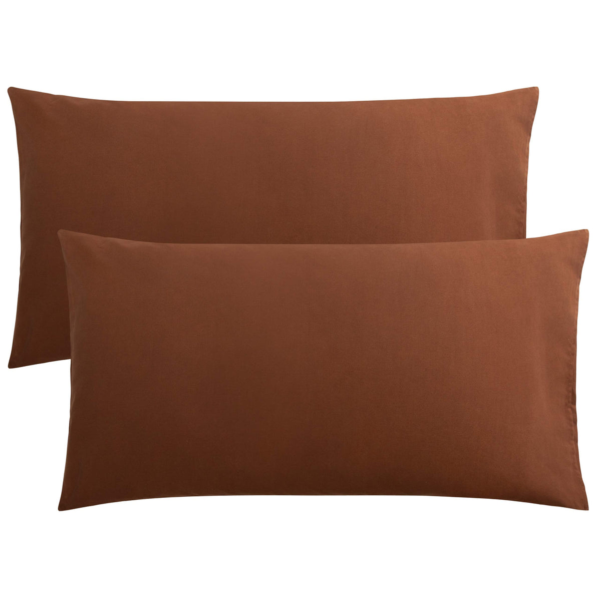 FLXXIE 2-Pack Microfiber King Pillow Cases, Envelope Closure, Navy