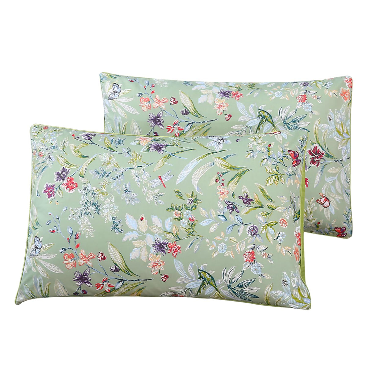 WINLIFE Standard Pillowcases Set of 2 100% Egyptian Cotton, Bright White