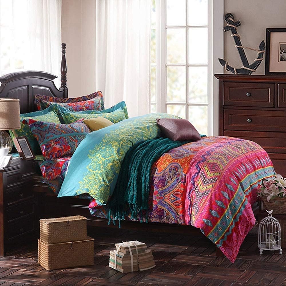 Comforter Set King Size Dusty Pink Soft Luxury Washed Microfiber Jacquard 3 Pieces Bedding Set, White Dusty Pink Vertical Ticking Stripes Comforter with 2 Pillowcases Breathable Durable Comfy