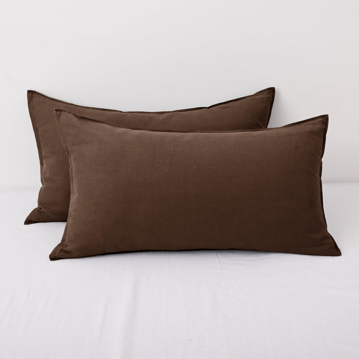 CHUFFED 100% Pure French Linen Body Pillow Cover 1 Pack,20x54 Inches, Ultra Soft & Breathable,Stone Washed Cooling Flax Linen Pillow Case with Hidden Zipper Closure for Adults