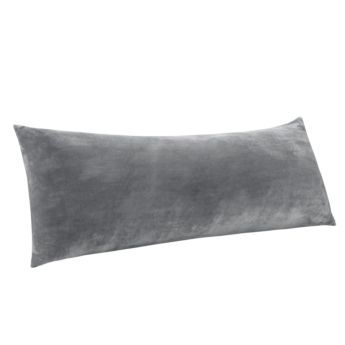 BEDELITE Body Pillow Cover with Zipper, Gray, 20x54 Inch, 1 Pack